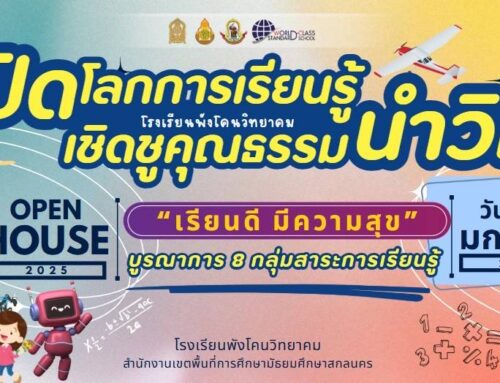 Open House 2025 “เปิดโลกการเรียนรู้ เชิดชูคุณธรรมนำวิถี เรียนดีมีความสุข บูรณาการ 8 กลุ่มสาระการเรียนรู้”